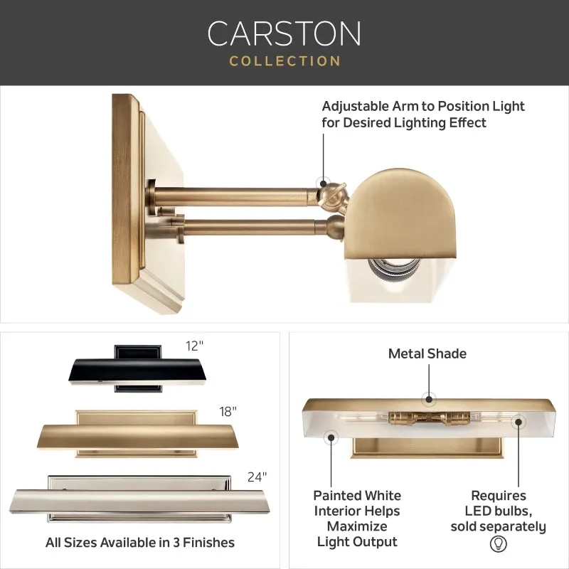 Kichler 52684 Carston 1-lt 12" LED Wall Sconce